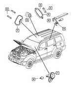 5137535AA - Electrical: Map Light Switch for Mopar Image