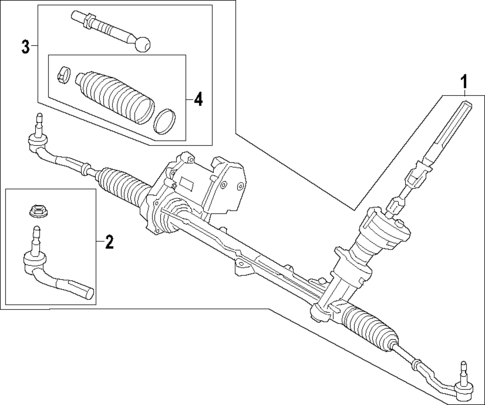 Steering Gear & Linkage for 2020 Volvo S60 #1