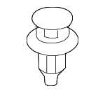GD7A50EA1 - Body: Sight Shield Fastener for Mazda: 2, 3, 5, 6, CX-3, CX-30, CX-5, CX-50, CX-7, CX-70, CX-9, CX-90, Millenia, MPV, MX-30 EV, MX-5 Miata, Protege, Protege5, RX-8 Image