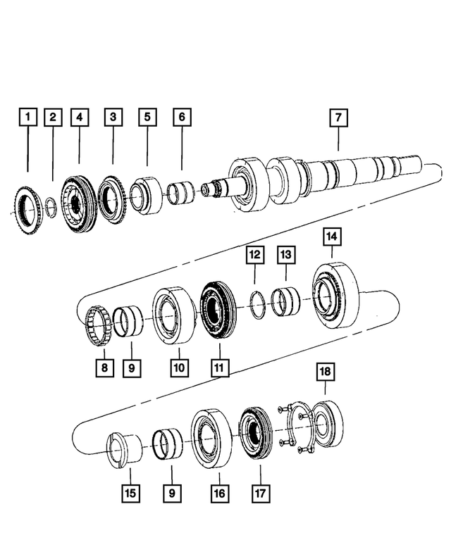 5143857AA - G238; 6-Speed; Manual Transmission: Sixth Gear for Mopar Image