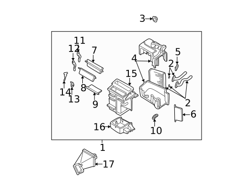 Heater Components for 2002 Nissan Xterra #0