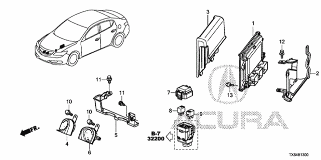 Control Unit (Engine Room) (1) for 2013 Acura ILX #0