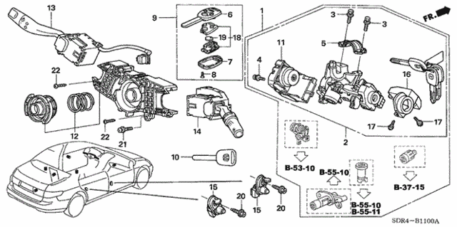 Combination Switch for 2006 Honda Accord #0