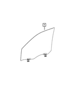 68738393AA - Glass: Front Door Glass, Left for Mopar Image