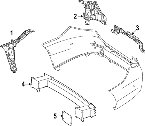 Bumper & Components - Rear for 2025 Mercedes-Benz C43 AMG #4