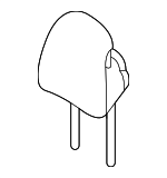 88700DW200H26 - Body: Headrest for Kia Image