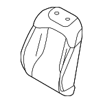 88460DW000FG5 - Body: Seat Back Cover for Kia Image