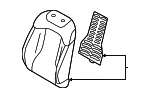 88450DW040 - Body: Seat Back Pad for Kia Image