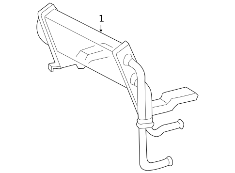 Power Steering Oil Cooler for 1998 Ford F-150 #0