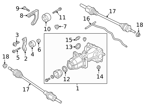 Axle Components for 2019 Lincoln Continental #0