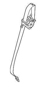 733500E140A3 - Electrical: Center Belt Assembly for Toyota: Highlander Image