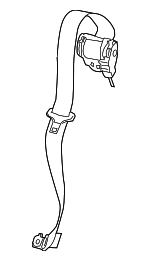 72113448362 - Electrical: Center Belt Assembly for BMW Image