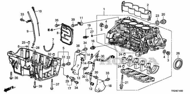 Cylinder Block - Oil Pan for 2012 Honda Civic #0
