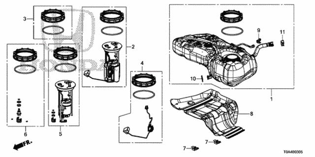 Fuel Tank (KA/KC) for 2013 Honda CR-V #0