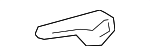 81624TZCG11 - Body: Seat Height Adjuster Handle for Honda Image
