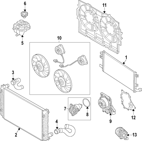 Cooling System for 2020 Audi RS Q8 #0