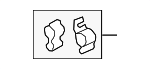 977853F220 - HVAC: Liquid Line Clip for Kia Image