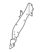 1K1819473H - : Mount Bracket for Volkswagen: Beetle, CC, Eos, Golf, Golf R, GTI, Passat Image