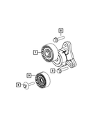 6510142AA - Cooling: Hex Flange Head Bolt for Mopar Image