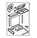 13332716 - HVAC: Seal Kit for Saab: 9-5 Image