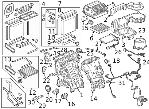 Condenser, Compressor & Lines for 2010 Saab 9-5 #1