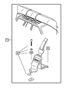 5016511AA - Mopar Accessories - Component Parts: Cargo Tie Down Strap for Mopar Image