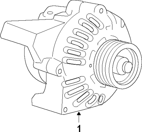 Alternator for 2005 Saab 9-7x #1
