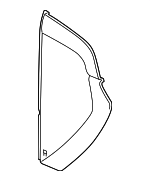 84333436 - : Cocoa Driver Side Instrument Panel Fuse Block Access Hole Cover for Chevrolet: Suburban, Tahoe | GMC: Yukon, Yukon XL Image