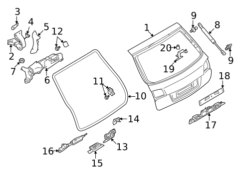 Gate & Hardware for 2009 Audi A6 Quattro #0