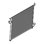 LR106644 - Cooling System: Auxiliary Radiator for Land Rover: Discovery, Range Rover, Range Rover Sport Image