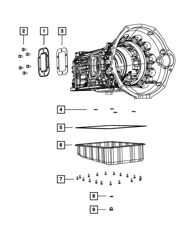 68291734AA - AS68RC; 6-Speed; Automatic Transmission: Hex Head Bolt And Washer for Mopar Image