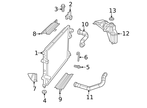 Radiator & Components for 2015 Chrysler 300 #0