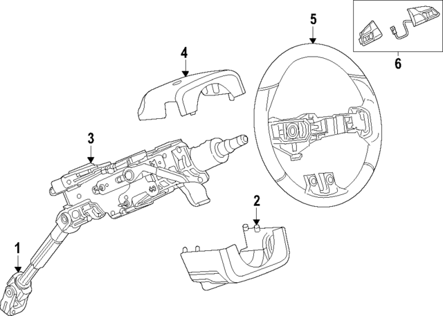 68656726AA - Steering: Steering Column for Mopar Image