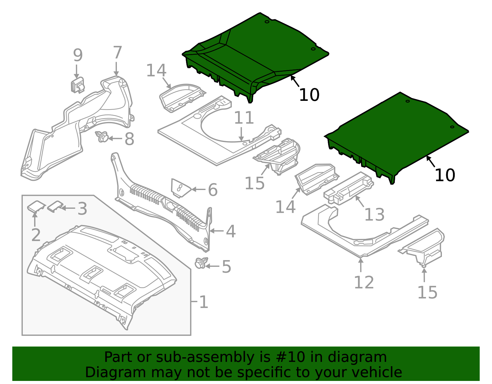 GMN3-68-81XA - Floor Cover Panel - 2018-2021 Mazda 6 | Mazda Swag