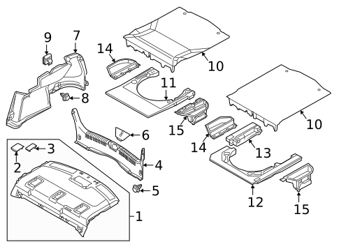 Interior Trim - Rear Body for 2021 Mazda 6 #0