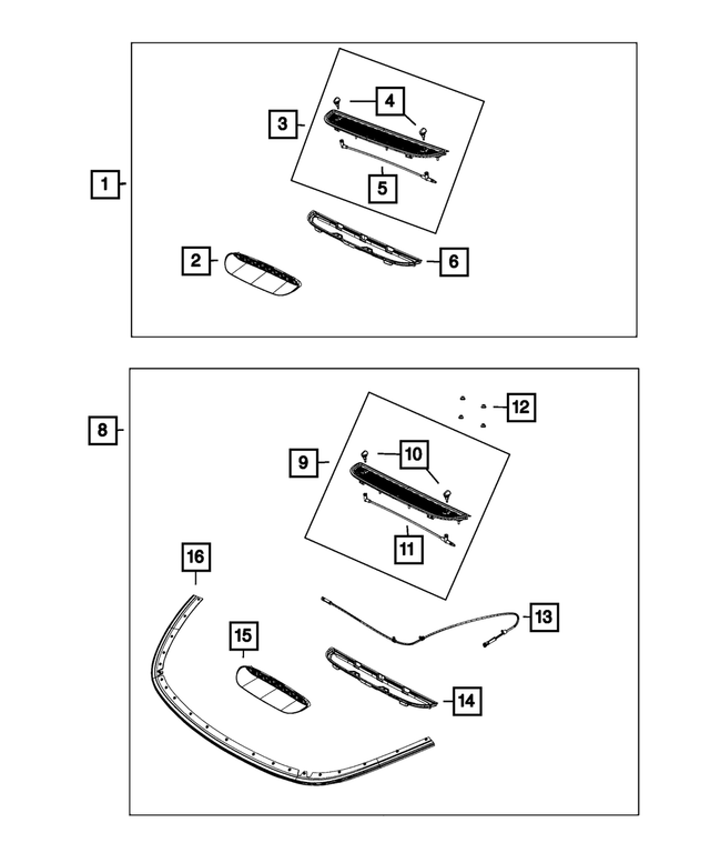68280809AA - : Windshield Washer Nozzle for Mopar Image