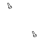 SU00301535 - Body: Upper Quarter Trim Screw for Scion: FR-S | Toyota: 86, GR86 Image