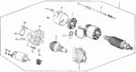 31217PC2006 - Engine: SCREW-WASHER (4X28) (MITSUBA) for Honda Image