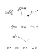 4184688AB - Electrical: Body Plug for Chrysler: Pacifica, Town &amp; Country, Voyager | Dodge: Challenger, Grand Caravan | Jeep: Grand Cherokee L | Ram: 1500 Classic, 2500, 3500, C/V Image