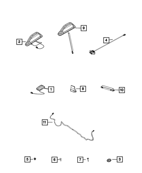 Radio, Antenna, Speakers, DVD, and Video systems for 2019 Ram 2500 #2