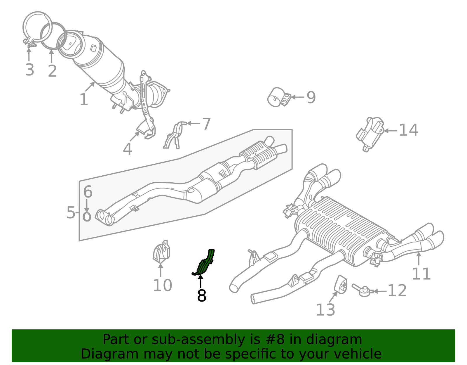 18-30-9-882-567 - High-Quality Center Muffler Lower Support for ...