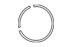 18307553601 - Exhaust: Converter &amp; Pipe Gasket for BMW Image