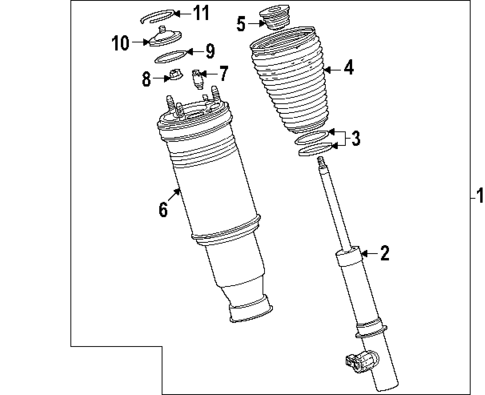Struts & Components for 2023 GMC Acadia #1