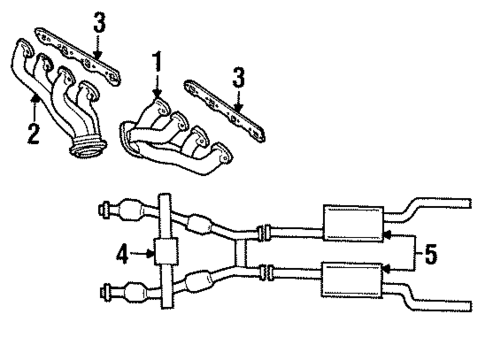 Exhaust Components for 1994 Ford Mustang #0