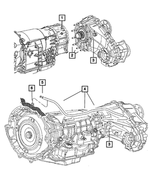 68240996AA - MP143; Transfer Case: Fuel And Vapor Hose for Mopar Image