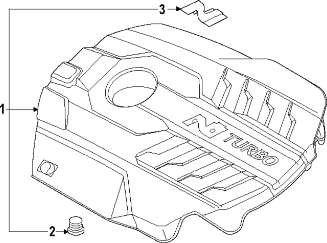 292402GTC1 - : Engine Cover for Hyundai Image