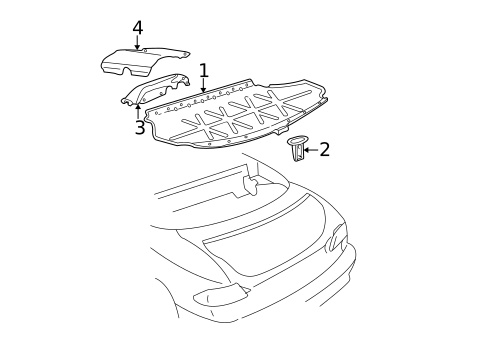 Stowage Compartment for 1998 Chevrolet Cavalier #0