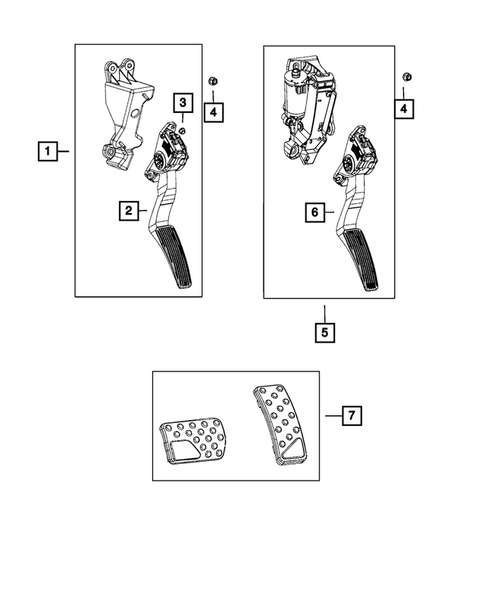Accelerator Pedal for 2023 Chrysler 300 #0