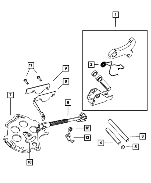 Valve Body, Accumulator, Solenoid and Parking Sprag for 2011 Dodge Journey #1