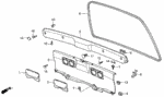 90662693003 - Interior/Bumper: GROMMET, SCREW (4MM) for Honda Image
